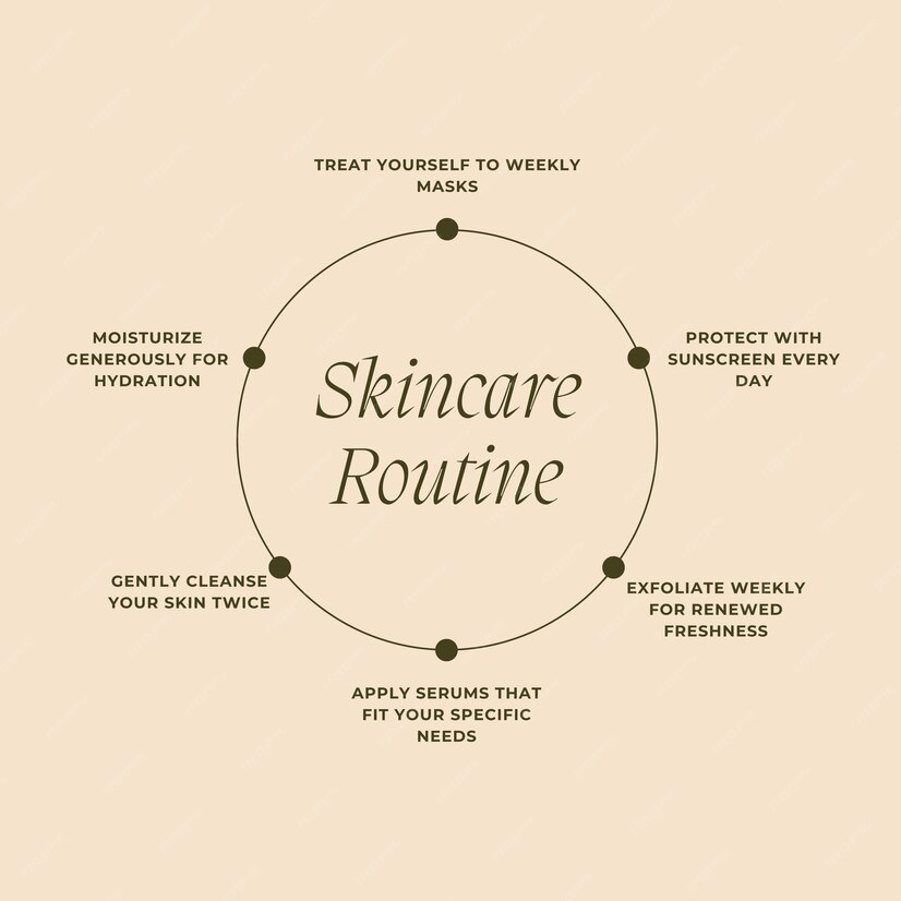 anti aging skin care infografic